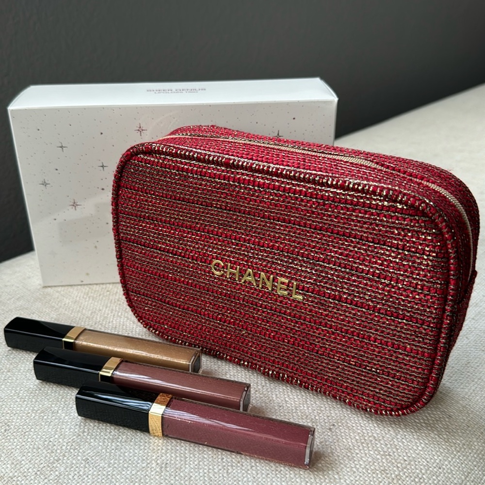 Chanel Sheer Genius Lipgloss Trio Set #2